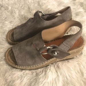 😍 HP😍 Rag & Bone Suede Wedge Espadrilles